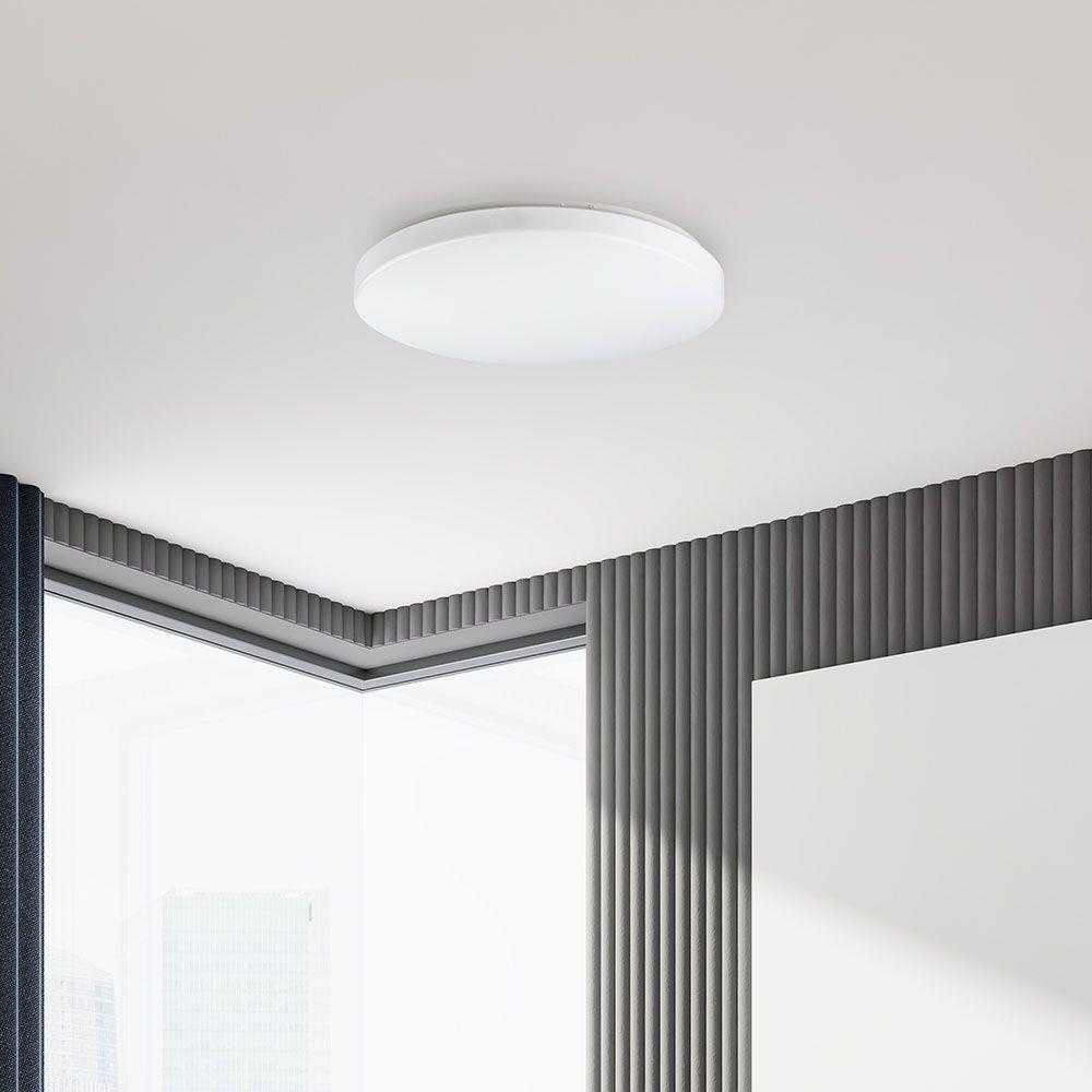 Lubinis šviestuvas V-tac 15W LED paviršinis šviestuvas, baltas, 3000K, IP44