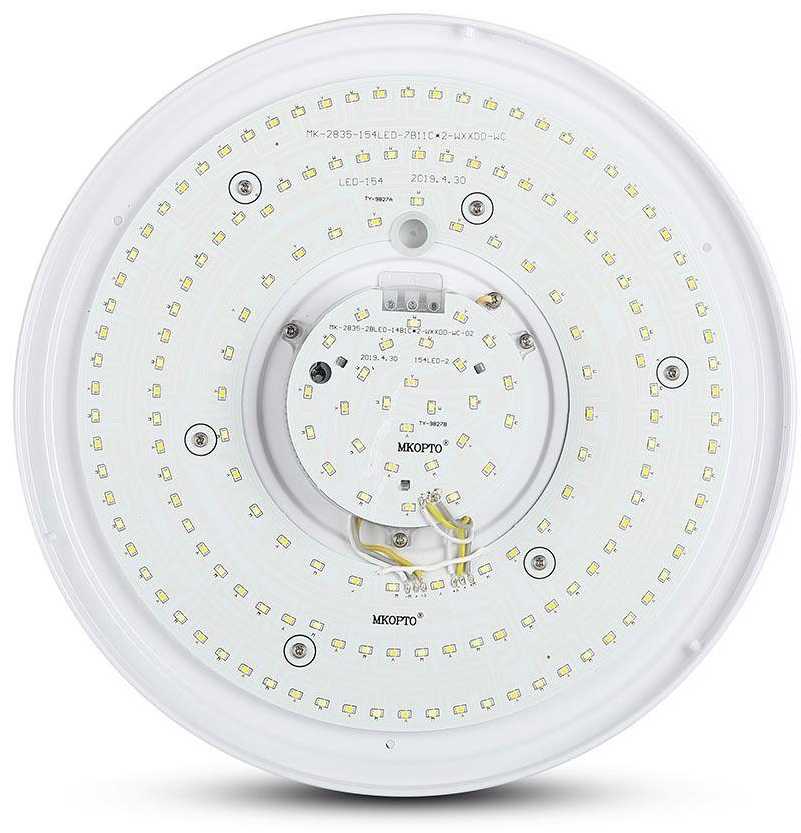 Lubinis šviestuvas V-tac 24W LED paviršinis šviestuvas, baltas, suderinamas su AMAZON ALEXA ir GOOGLE HOME, 2700-6500K/RGB