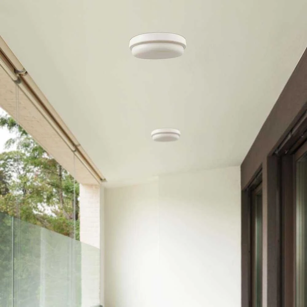 Sieninis šviestuvas 12W LED paviršinis šviestuvas, baltas, 3000K, IP54