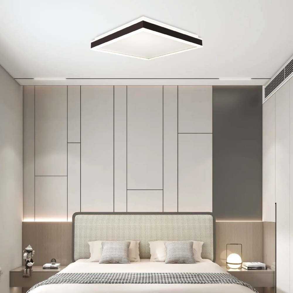 Lubinis šviestuvas 18W LED paviršinis šviestuvas, juodas, 4000K
