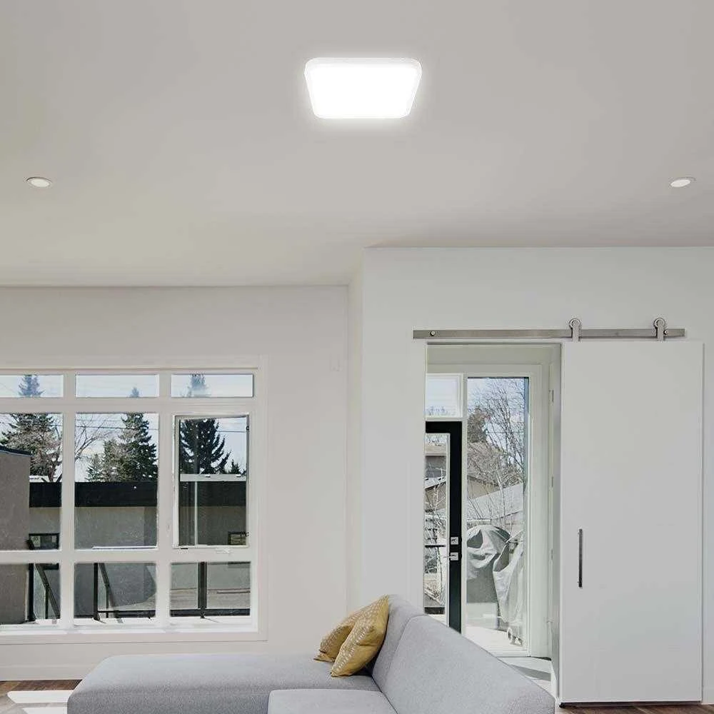 Sieninis šviestuvas 18W LED paviršinis šviestuvas, kvadratinis, baltas, 4000K, IP44