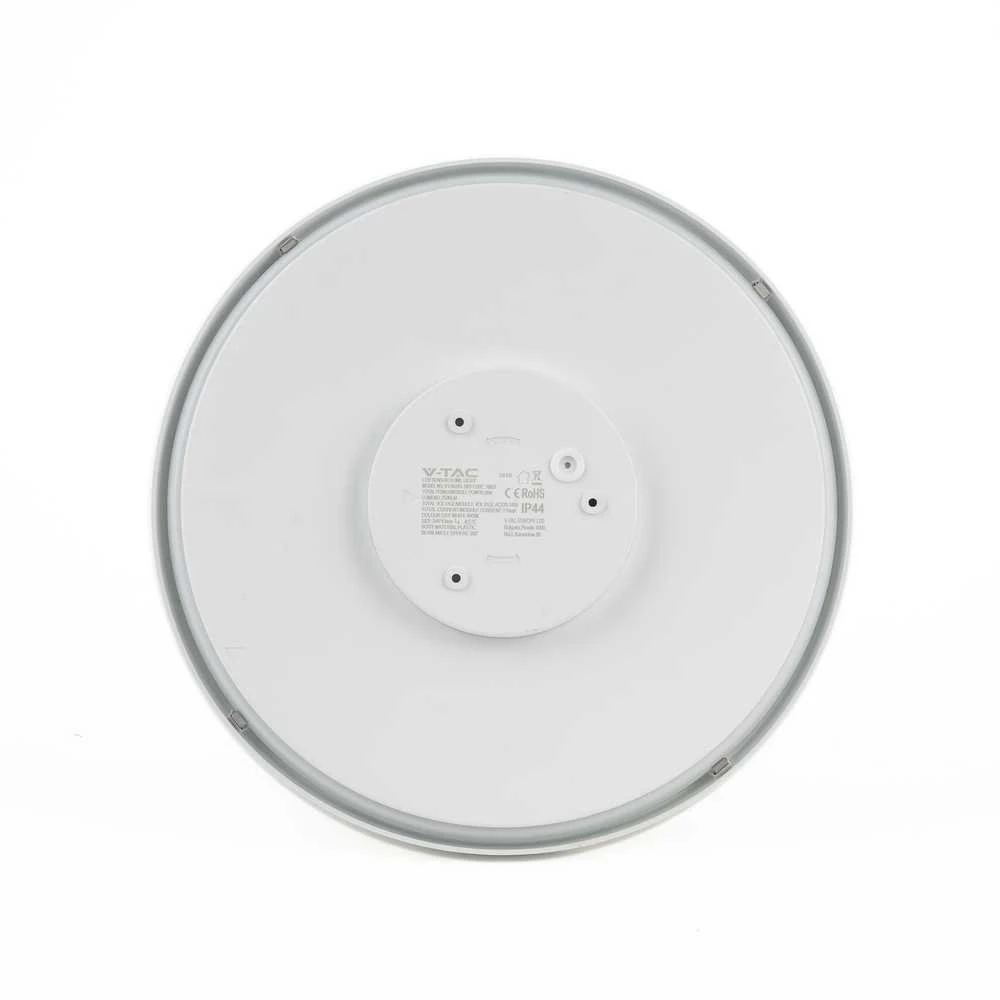 Lubinis šviestuvas V-tac 24W LED paviršinis šviestuvas, baltas, 4000K, IP44, su judesio davikliu