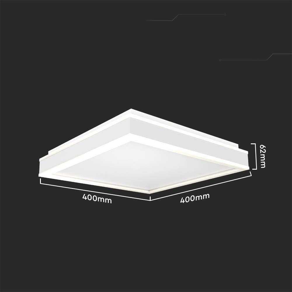 Lubinis šviestuvas V-tac 38W LED paviršinis šviestuvas, baltas, 4000K