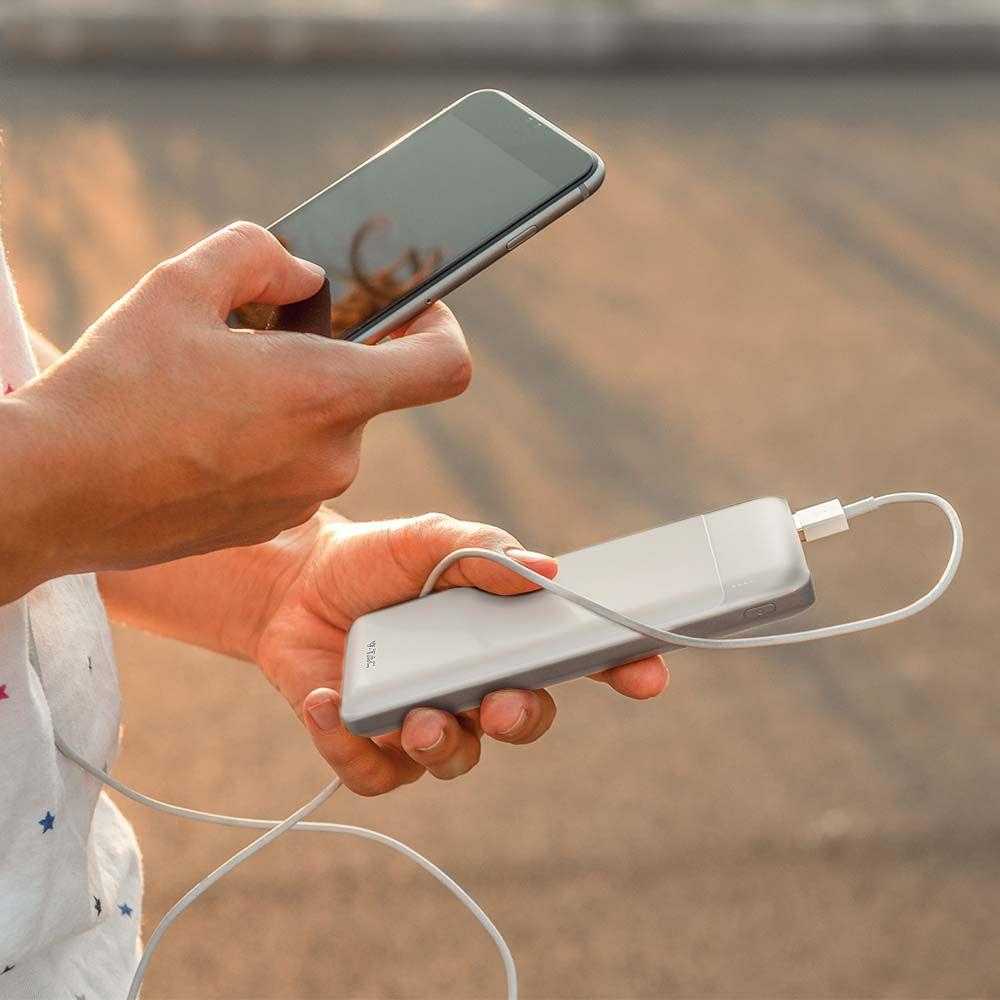 V-TAC išorinė baterija 10000mAh, 22.5W, 2xUSB C