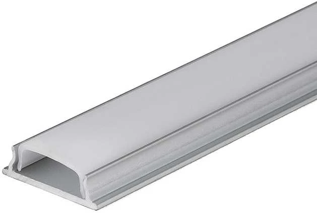 V-tac LED lankstus paviršinis profilis, sidabro sp., 2m, su dangteliu