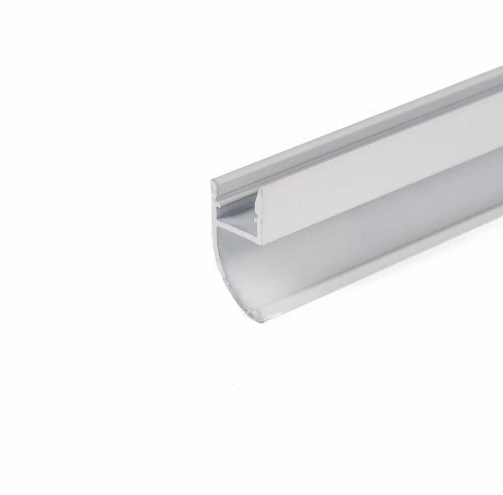 V-tac LED kampinis profilis su dangteliu, sidabro sp., 2m