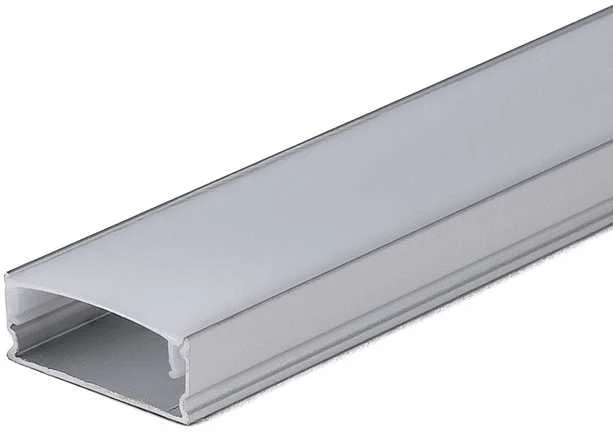 V-tac LED paviršinis profilis su dangteliu ir montavimo priedais, sidabro sp., 2m