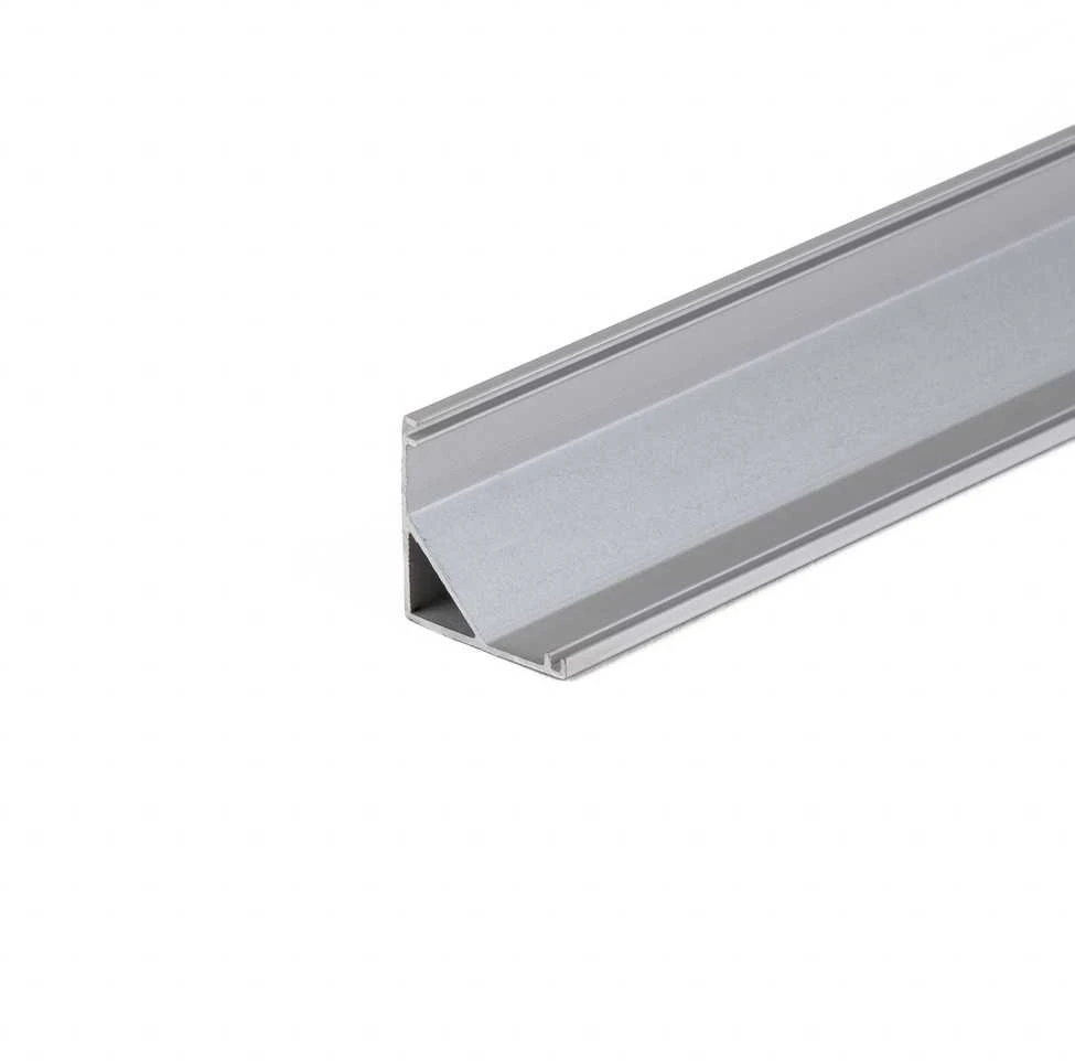 V-tac LED kampinis profilis su dangteliu ir montavimo priedais, sidabro sp., 2m
