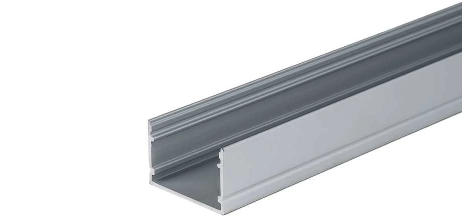 LED paviršinis profilis V-TAC, su dangteliu ir užbaigimais, aliuminio sp., 2000x30x20mm