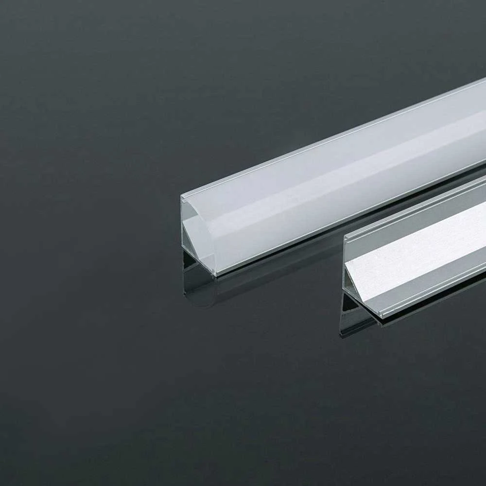 LED juostos profilis V-TAC, aliuminis, 2000x15.8x15.8mm, baltos spalvos.