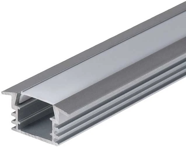 LED juostos profilis V-TAC, aliuminis, 2000x24.5x12.2mm, baltos spalvos.