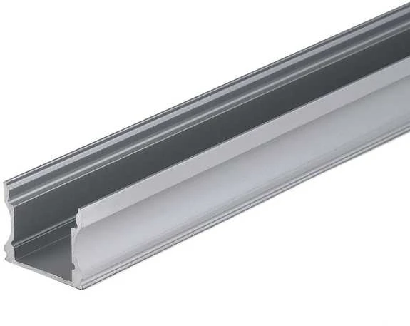 LED juostos profilis V-TAC, aliuminis, 2000x17.2x15.5mm, baltos spalvos.