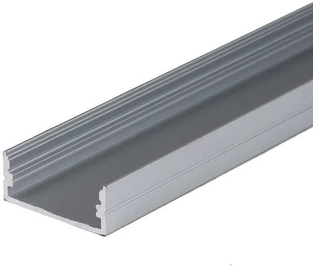 LED juostos profilis V-TAC, aliuminis, 2000x23.5x10mm, baltos spalvos.