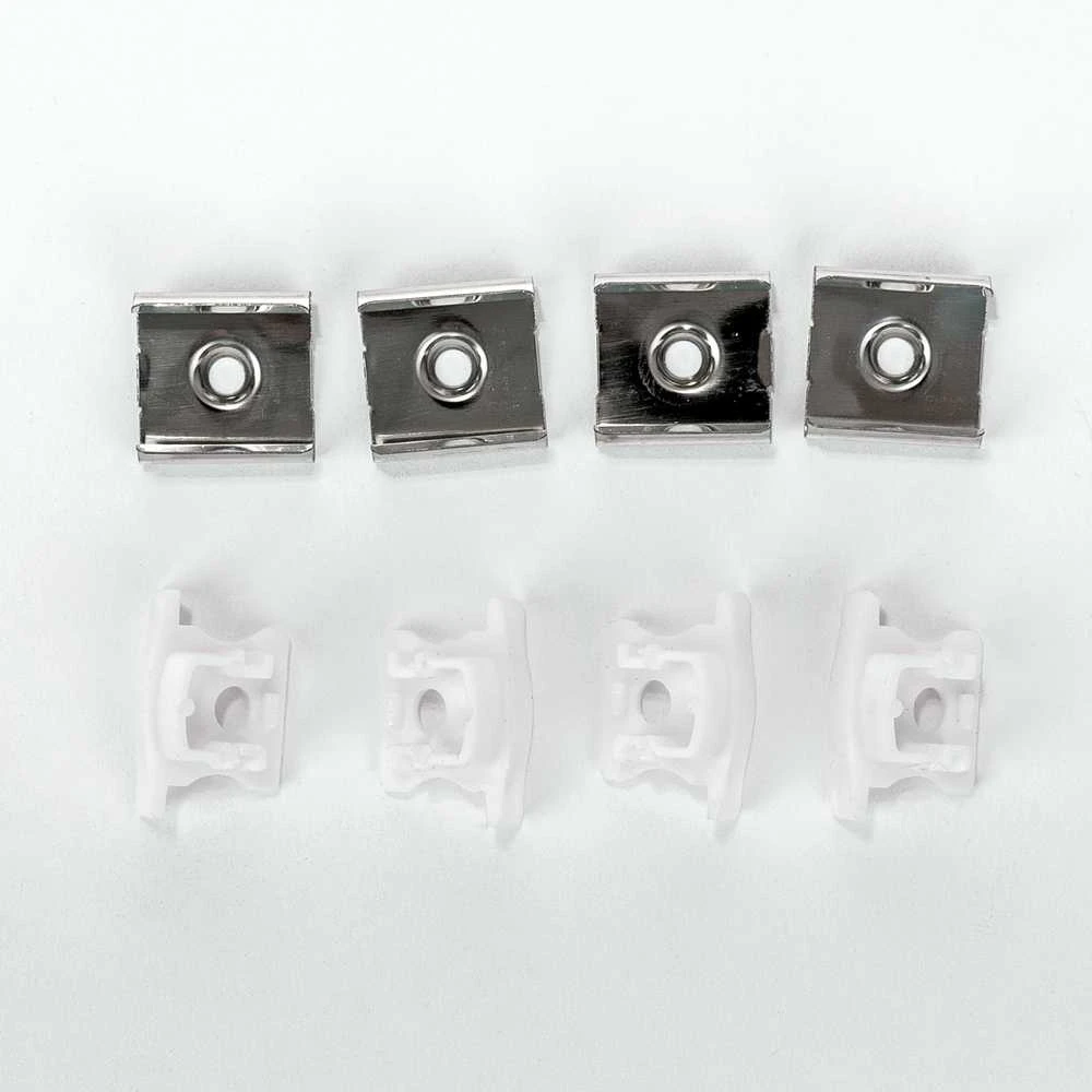 LED juostos profilis V-TAC, aliuminis, 2000x23x15.5mm, baltos spalvos.