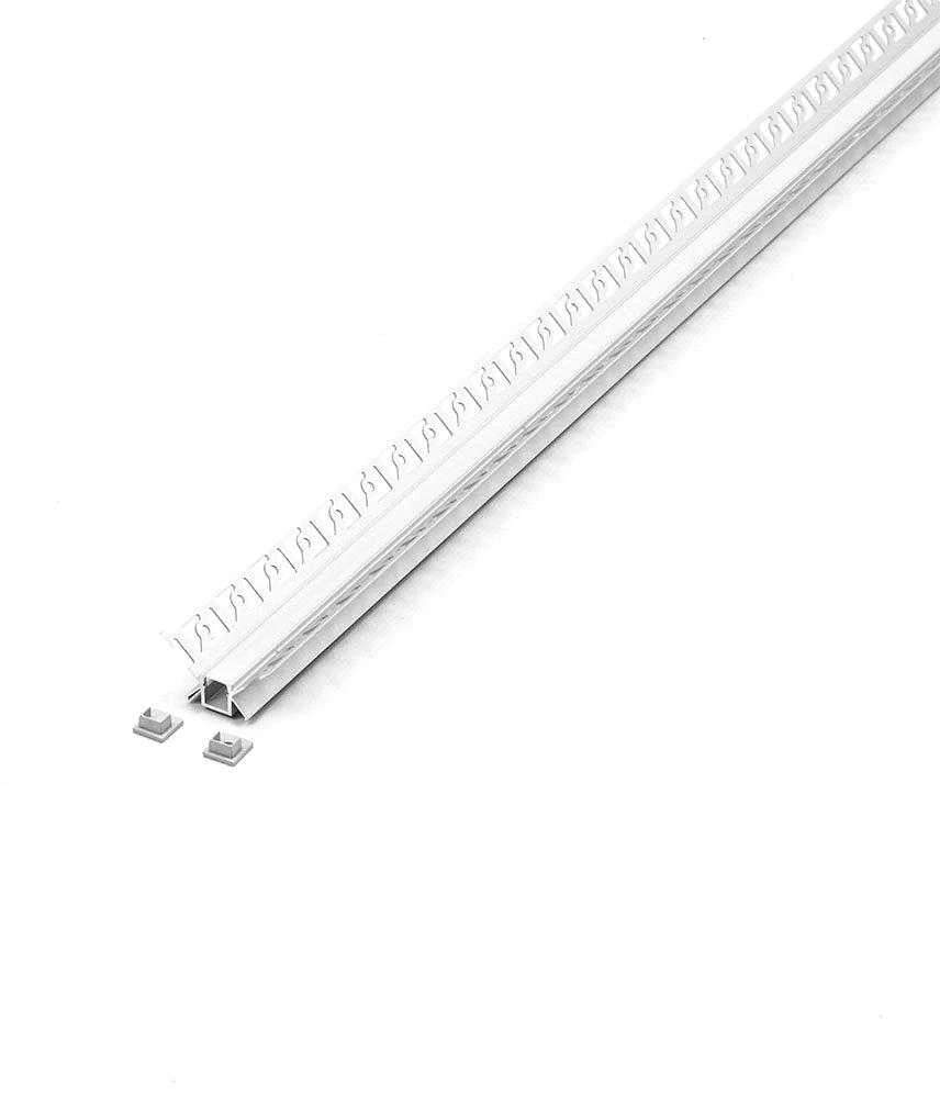 LED juostos profilis V-TAC, aliuminis, 2m, baltos spalvos.