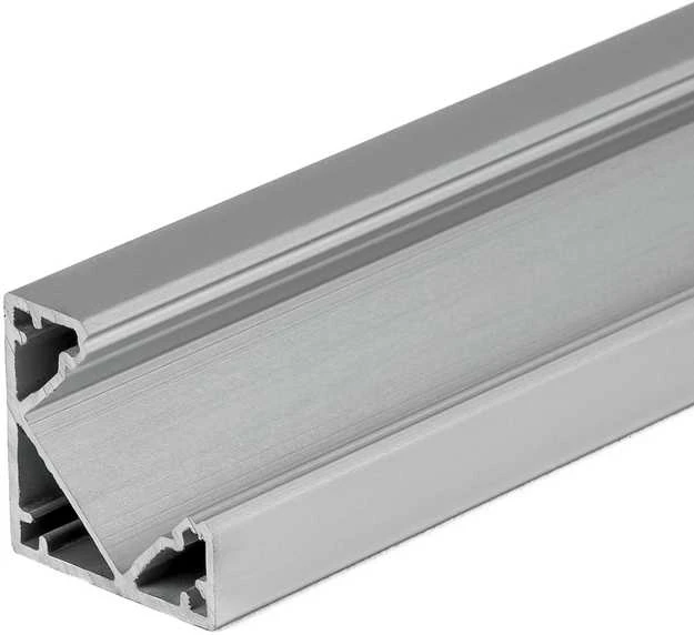 LED juostos profilis V-TAC, aliuminis, 2000x19x19mm, baltos spalvos.