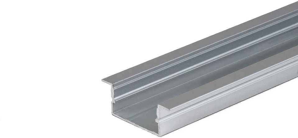 V-tac LED įleidžiamas profilis su dangteliu, sidabro sp., 2m