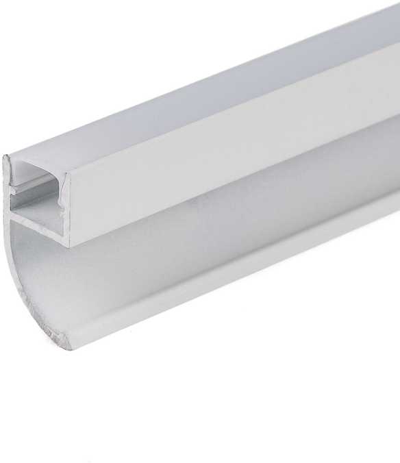 V-tac LED kampinis profilis su dangteliu, sidabro sp., 2m