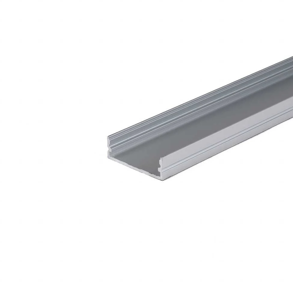 V-tac LED paviršinis profilis su dangteliu ir užbaigimais, sidabro sp., 2m