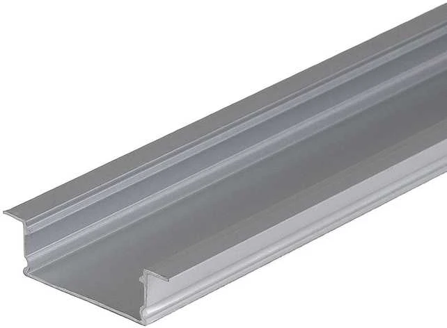 V-tac LED įleidžiamas profilis su dangteliu ir montavimo priedais, sidabro sp., 2m