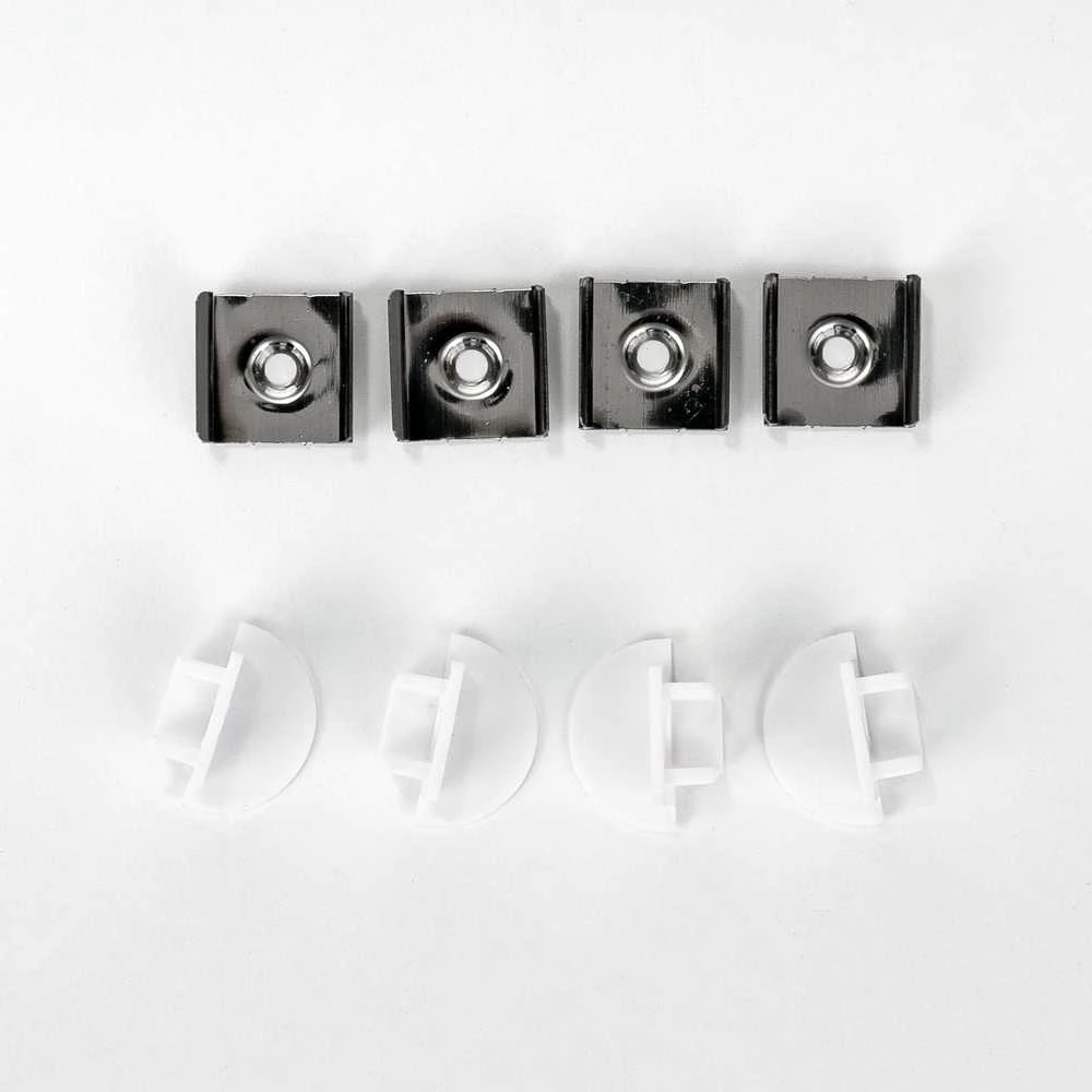 LED juostos profilis V-TAC, aliuminis, 2000x24.5x12.2mm, baltos spalvos.
