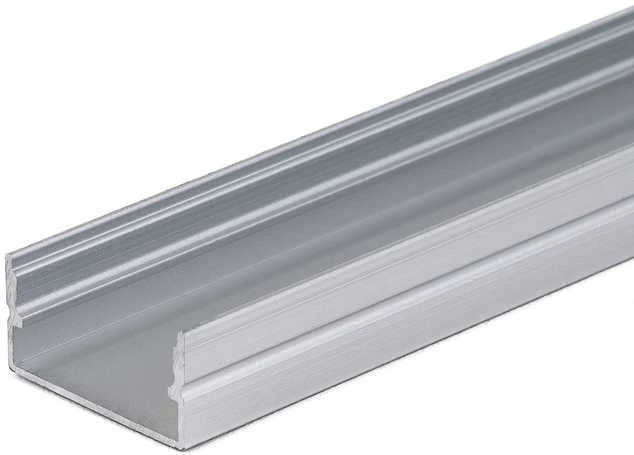 V-tac LED paviršinis profilis su dangteliu, sidabro sp., 2m