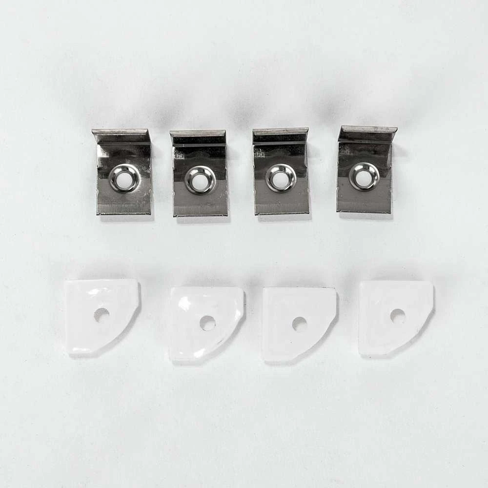 LED juostos profilis V-TAC, aliuminis, 2000x19x19mm, baltos spalvos.