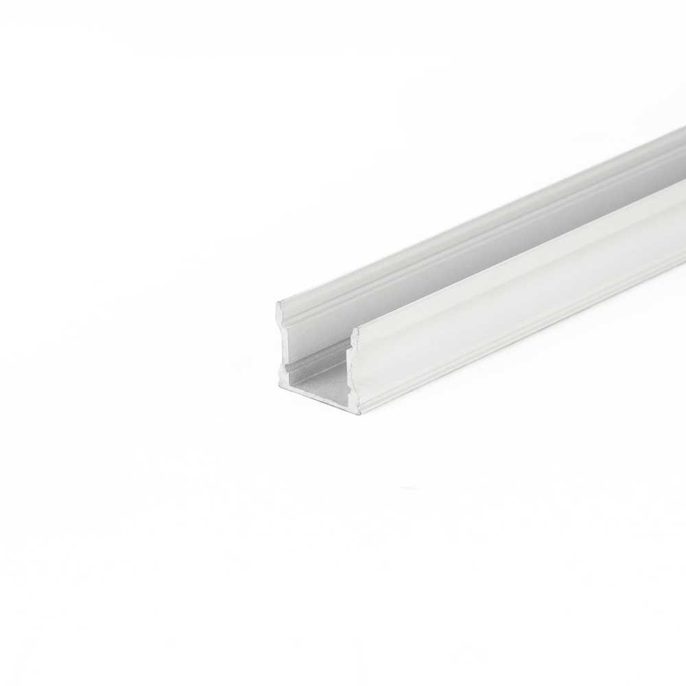 LED paviršinis profilis V-TAC, su dangteliu ir užbaigimais, baltas, 2000x17.2x15.5mm