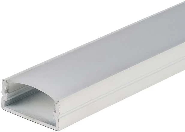 V-tac LED paviršinis profilis, 2000x23.5x10mm, baltas dangtelis, 2m