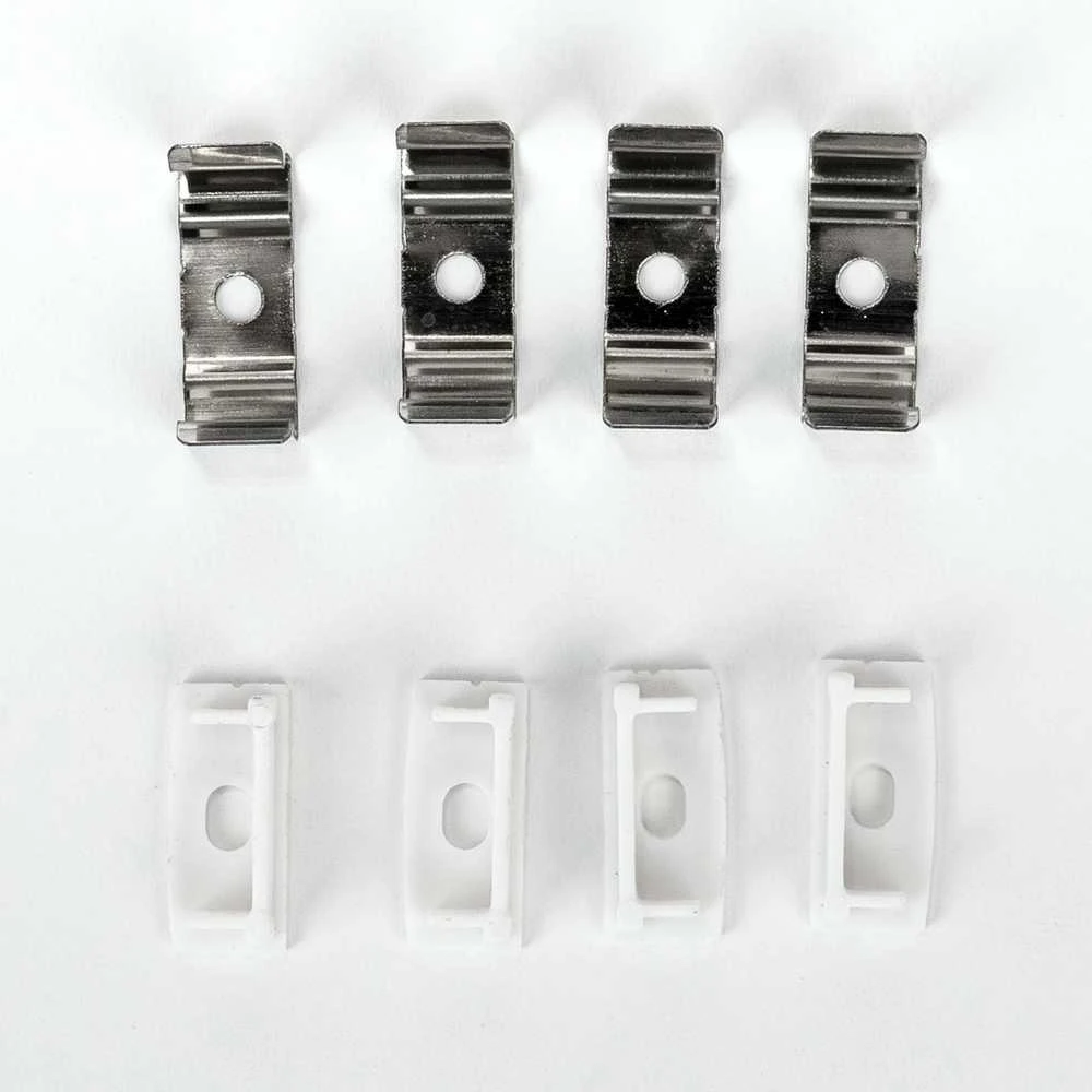 V-tac LED paviršinis profilis, 2000x23.5x10mm, baltas dangtelis, 2m