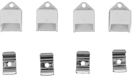 LED paviršinis profilis su dangteliu, sidabro sp., 2000x13.2x7mm