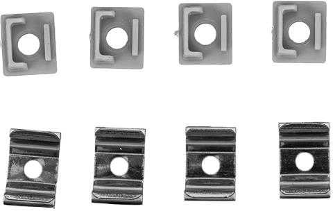 LED paviršinis profilis su dangteliu, sidabro sp., 2000x12x10mm