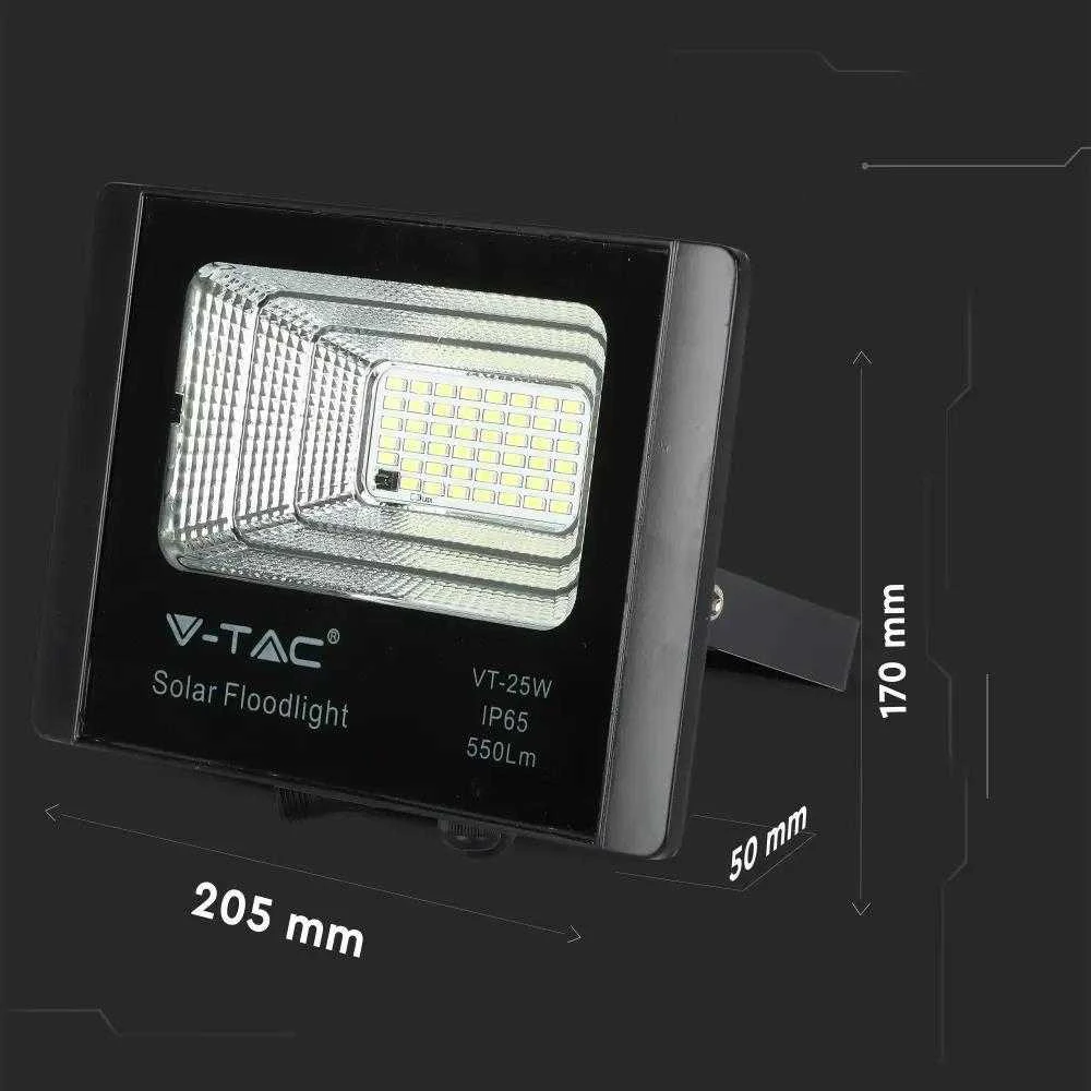 V-tac 12W LED prožektorius su saulės baterija.