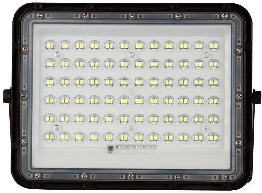 V-tac 15W LED prožektorius su saulės baterija, juodas, 6400K