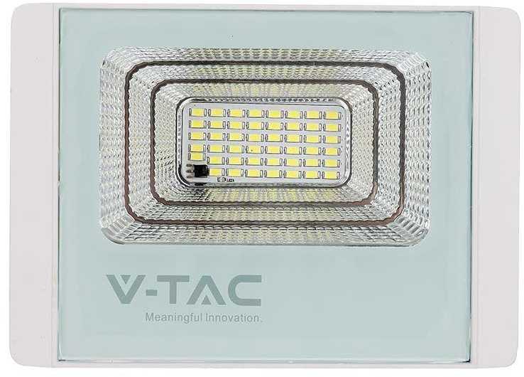 V-tac 16W LED prožektorius su saulės baterija, baltas, 6400K