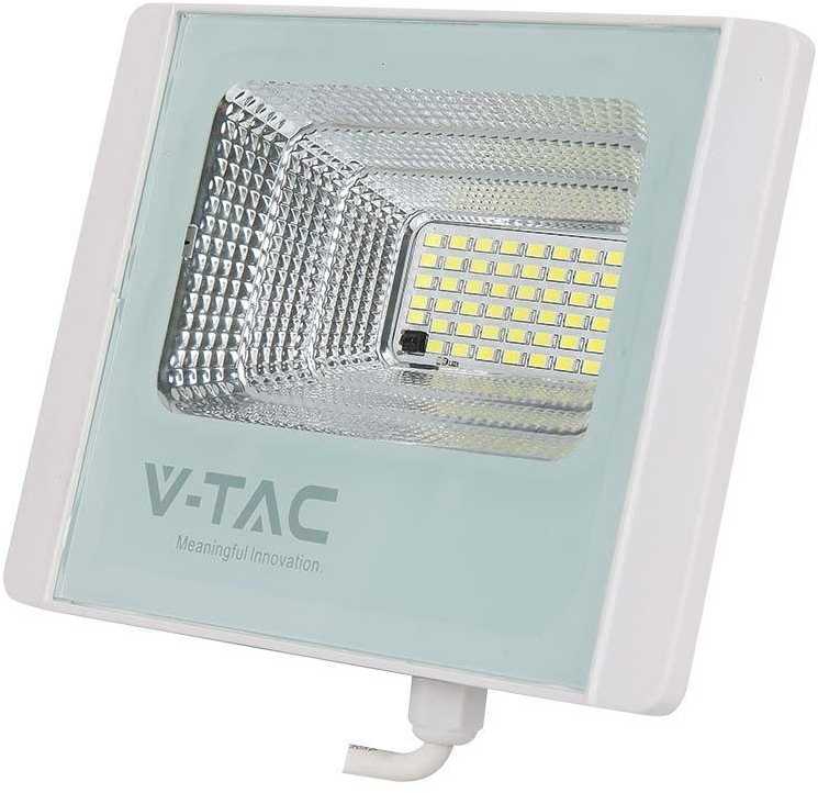 V-tac 16W LED prožektorius su saulės baterija, baltas, 6400K