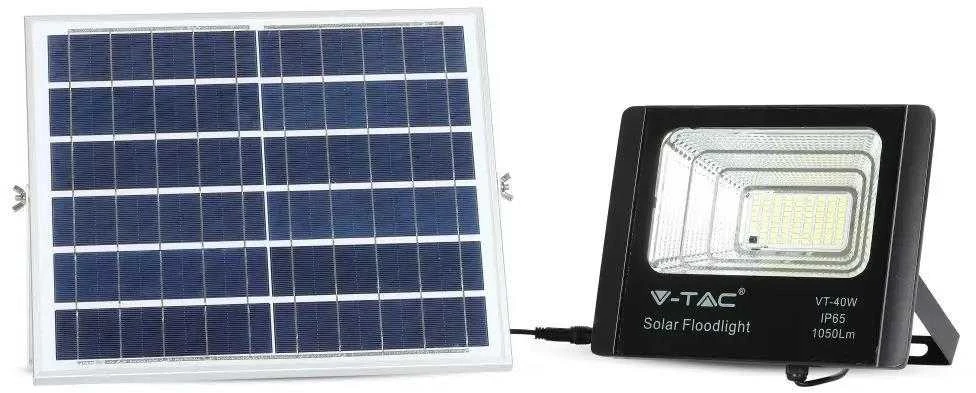 V-tac 16W LED prožektorius su saulės baterija.