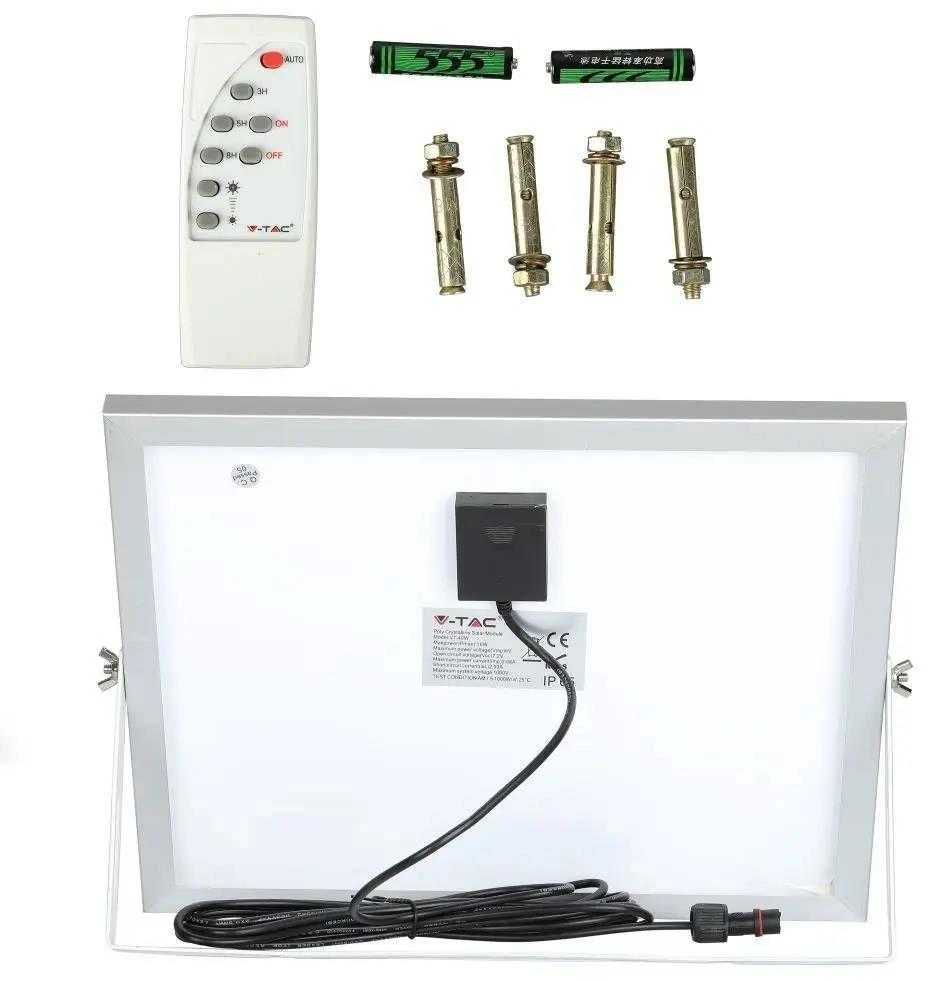 V-tac 16W LED prožektorius su saulės baterija.