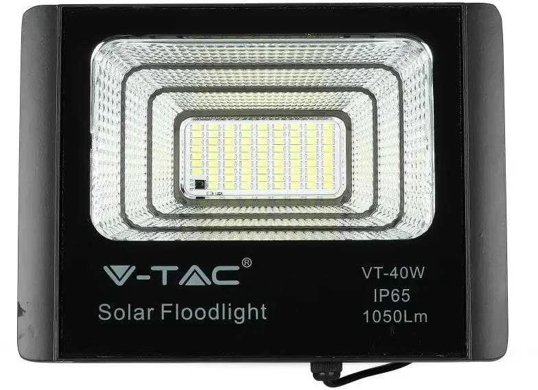 V-tac 16W LED prožektorius su saulės baterija.