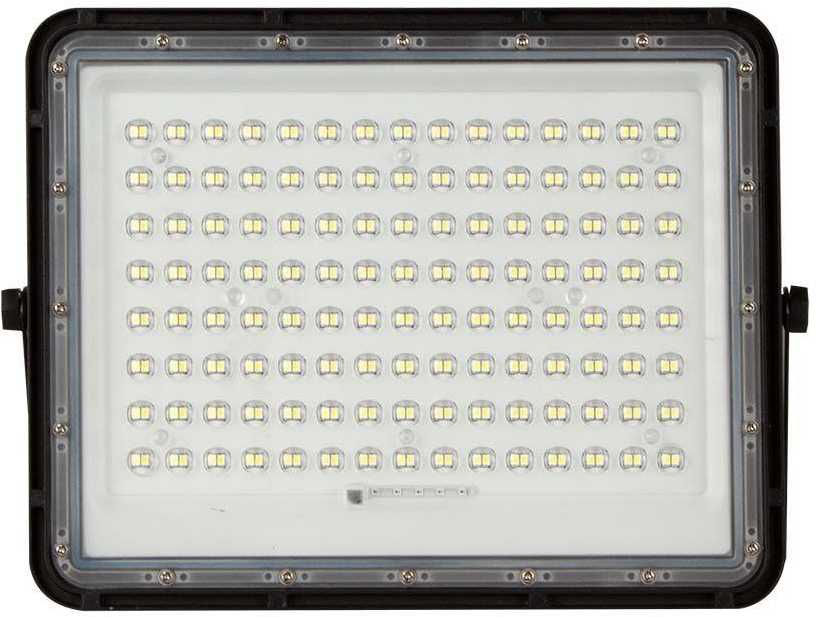 V-tac 20W LED prožektorius su saulės baterija, juodas, 6400K