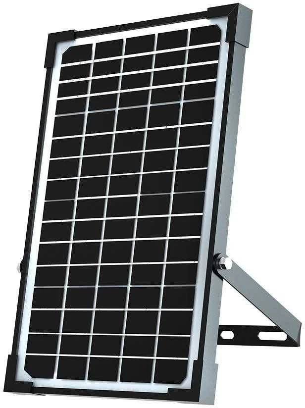 V-tac 30W LED prožektorius su saulės baterija, juodas, 4000K, su judesio davikliu