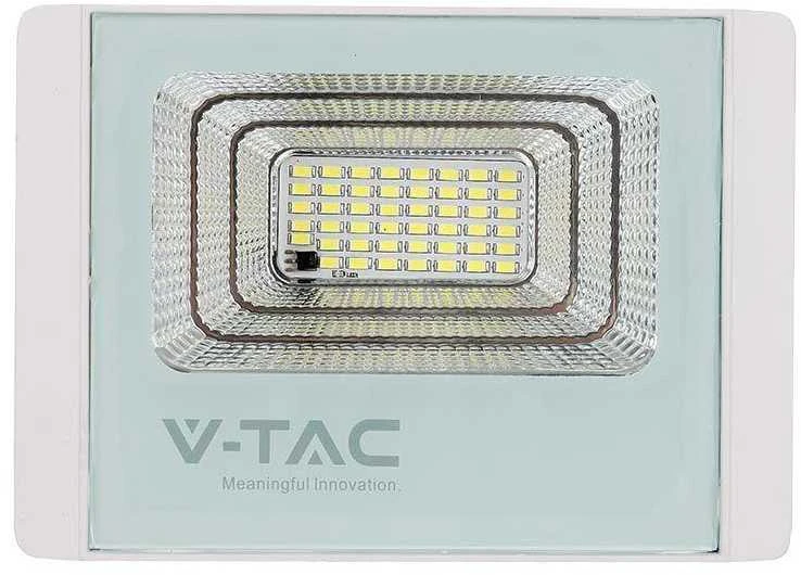 V-tac 40W LED prožektorius su saulės baterija, baltas, 6400K