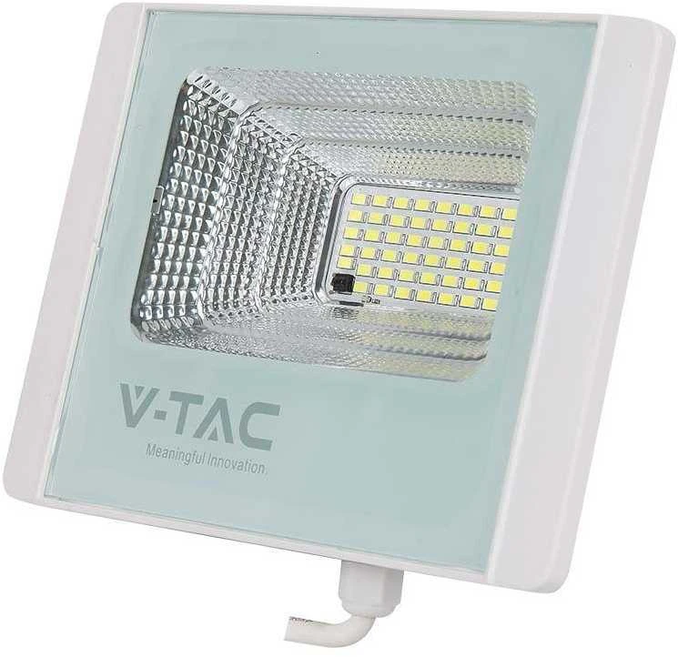 V-tac 40W LED prožektorius su saulės baterija, baltas, 6400K