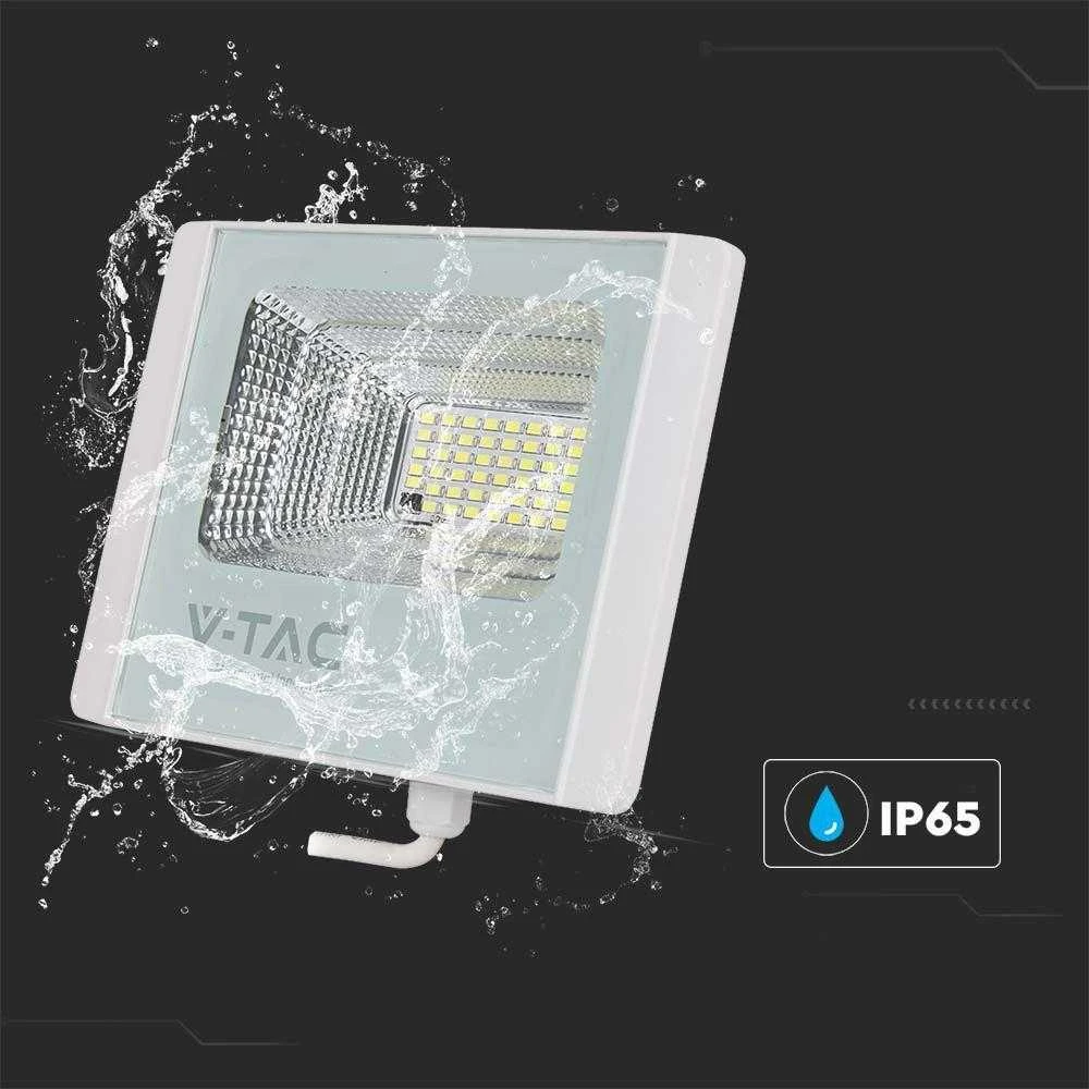 V-tac 40W LED prožektorius su saulės baterija, baltas, 6400K