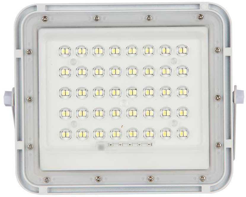 V-tac 6W LED prožektorius su saulės baterija, baltas, 6400K