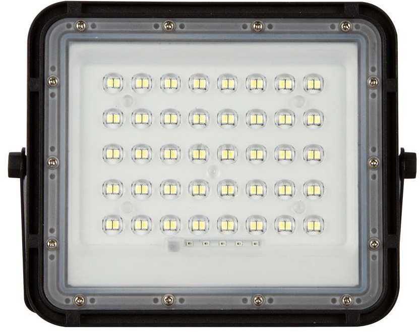 V-tac 6W LED prožektorius su saulės baterija, juodas, 6400K