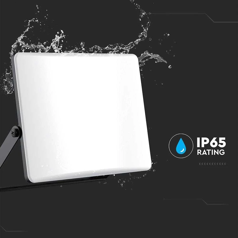 V-tac 100W LED prožektorius, juodu korpusu, 3000/4000/6500K