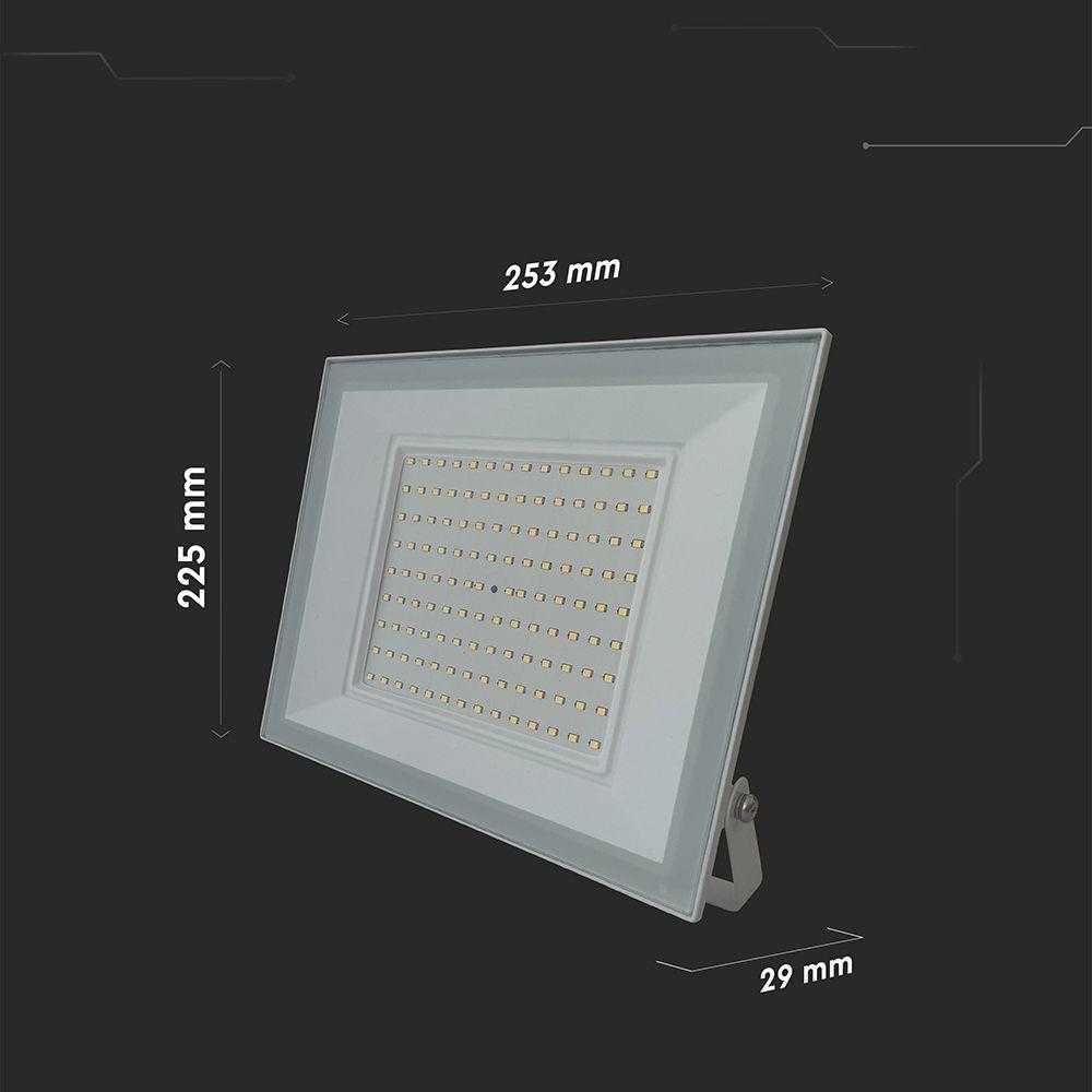V-tac 100W LED prožektorius, baltas, 4000K