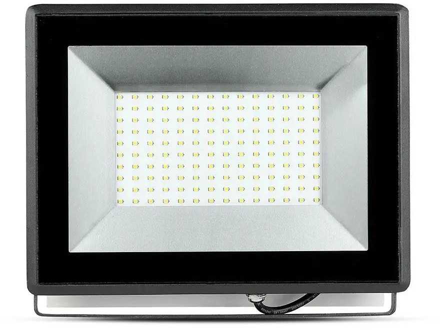 V-tac 100W LED prožektorius, E-serija, juodu korpusu, 4000K