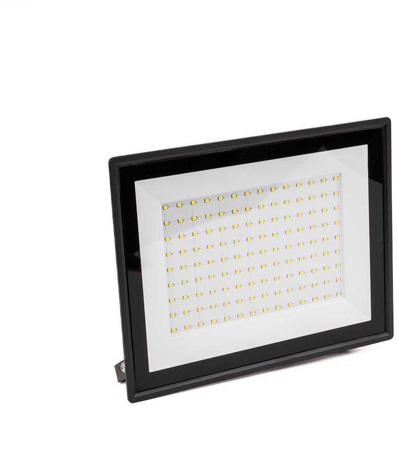 V-tac 100W LED prožektorius, juodas, 4000K